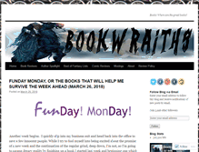 Tablet Screenshot of bookwraiths.com